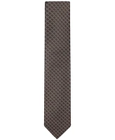 Calvin Klein Men's Ridge Grid-Pattern Tie