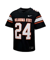 Nike Big Boys and Girls 24 Black Oklahoma State Cowboys Untouchable Football Jersey