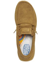 Hey Dude Men's Wally Comf Suede Casual Sneakers from Finish Line