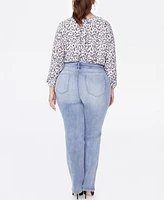 Nydj Plus Marilyn Straight Leg Jeans