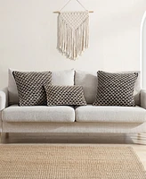 Boho Living Jada Jute Decorative Pillows 2 Piece Set, 20" x 20"