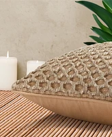 Boho Living Jada Jute Decorative Pillows 2 Piece Set, 20" x