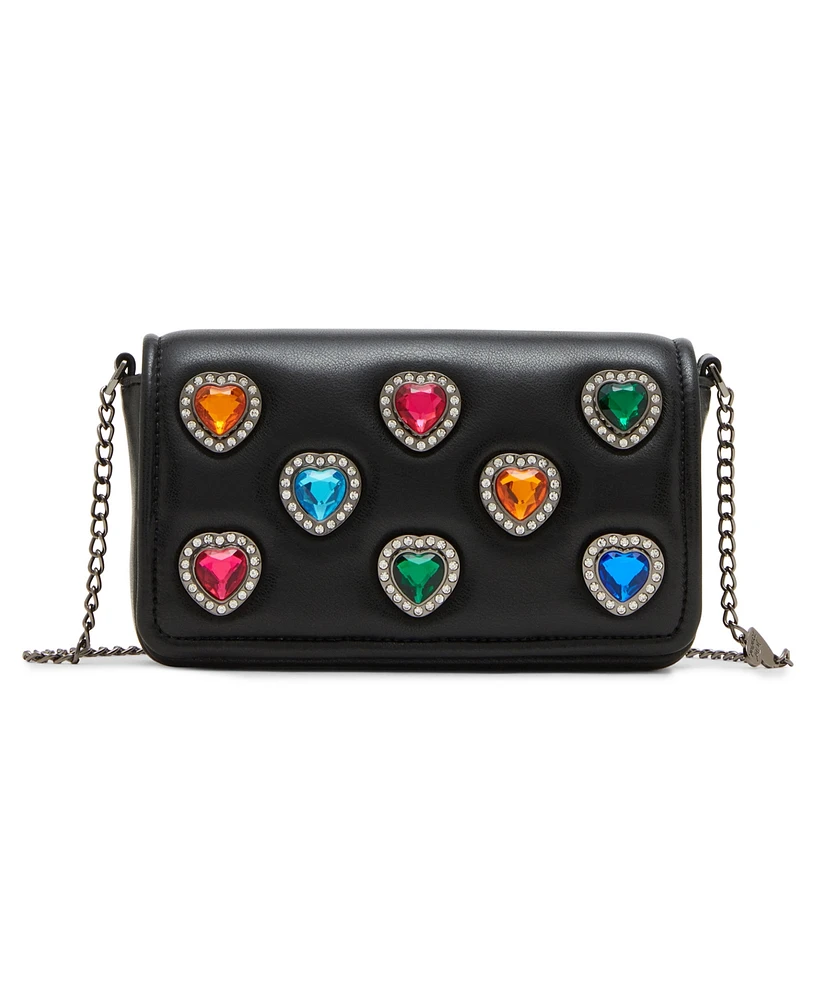 Betsey Johnson Bejeweled Crossbody Bag