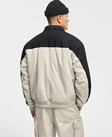 Mode of One Men's Twill Racer Jacket, Exclusively at Macy's