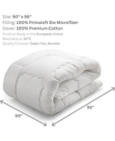 Woodek Luxury Down Alternative Bio Primaloft Comforter, King-size, 100% High Quality Cotton