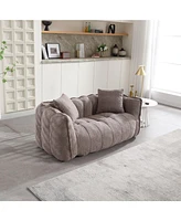 The Pop Home Two-Person Beanbag Chair with Foam Core, Comfortable Recliner Sofa for Gaming and Tv-The