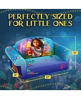 Marshmallow Furniture Kids 2-in-1 Flip Open Foam Compressed Sofa Bed, Encanto