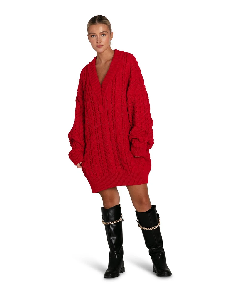 Belle & Bloom Women's Still The One Chunky Oversize Knit