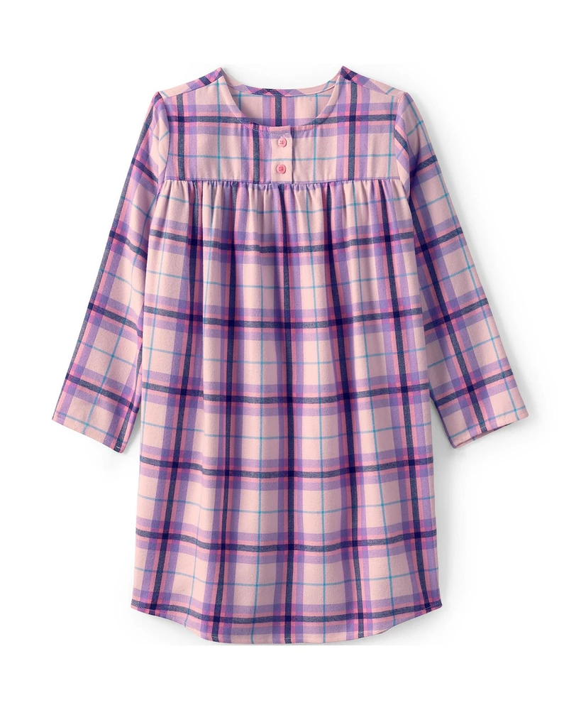 Lands' End Big Girls Flannel Nightgown