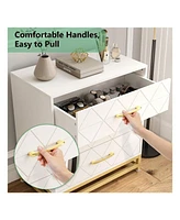 gaomon 3 Drawer Dresser, Wood Chest Drawers With Storage For Closet, Bedroom