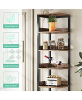 Tribesigns 6-Tier Corner Shelf Set of 3, 76.77