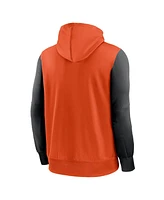 Nike Men's Orange Cincinnati Bengals Performance Full-Zip Hoodie