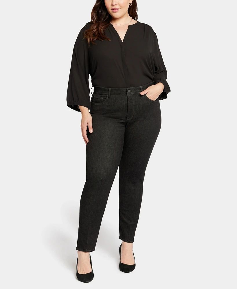 Nydj Plus Le Silhouette Sheri Slim Jeans