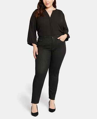 Nydj Plus Le Silhouette Sheri Slim Jeans