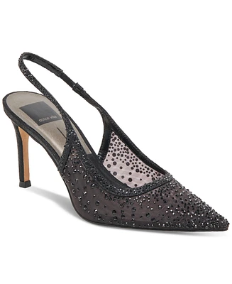 Dolce Vita Women's Kaye Crystal Embellished Pointed-Toe Pumps