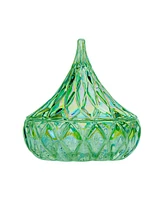 Godinger Candy Dish, Green Iridescent Hershey's Kiss