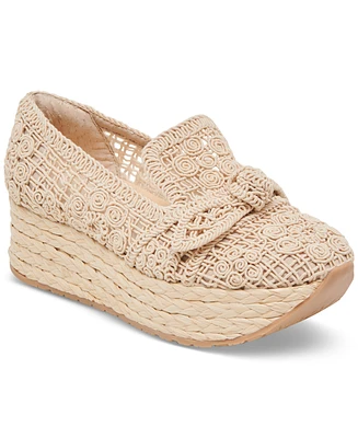 Dolce Vita Women's Jaka Platform Espadrille Loafer Flats