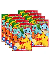 Crayola Pokemon Coloring Book, 96 Pages, Pack of 8