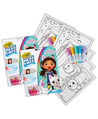 Crayola Color Wonder Gabby's Dollhouse Coloring Pad and Markers, Pack of 2