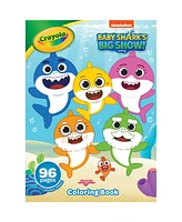 Crayola Baby Shark Coloring Book, 8 Pack