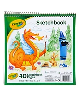 Crayola Kid's Sketchbook, 40 Pages, Pack of 12