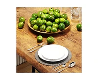 gaomon Dining Table Set for 5 Kitchen with 2 Upholstered Chairs and Bench 4 Pcs Rectangular Small Space Apartment Studio