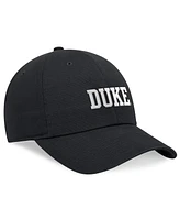 Nike Men's Black Duke Blue Devils 2024 On-Field Club Adjustable Hat