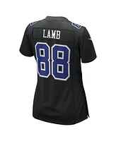 Nike Women's CeeDee Lamb Carbon Black Dallas Cowboys Fashion Game Jersey