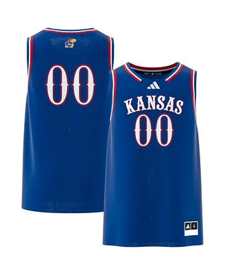 Adidas Men's 00 Royal Kansas Jayhawks Swingman Jersey