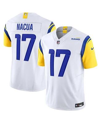 Nike Men's Puka Nacua White Los Angeles Rams Vapor F.u.s.e. Limited Jersey