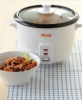 Imusa 8 Cup Uncooked, 16 Cup Cooked Nonstick Electric Rice Cooker