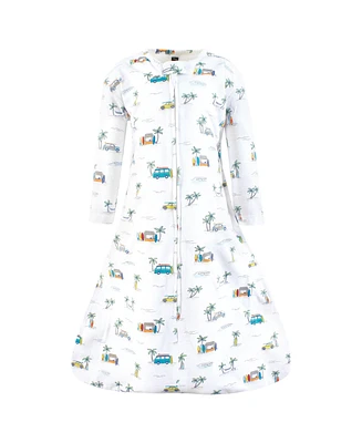 Hudson Baby Boys Long Sleeve Cotton Jersey Sleeping Bag, Sack, Blanket, Surfer Dude, 0-6 Months