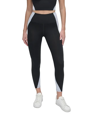 Dkny Sport Women's Colorblocked Balance Compression High-Waist Tights