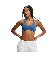 Cotton On Women's Active Ultra Soft Plunge Racer Crop