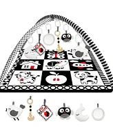 Quokka Super Soft Black&White Floor Round Playmat for Babies