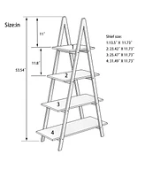 Slickblue Solid Mdf Oxford "A" Frame Ladder Display Bookshelf