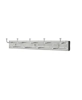 Rev-a-Shelf 14" Pullout Belt Rack Closet Storage Organizer, Chrome, Brc-14CR