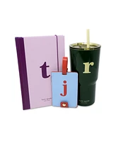 Kate Spade New York Just Mine Initial Stainless Steel 20 oz. Tumbler