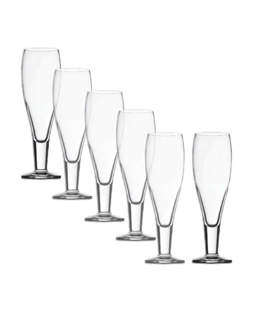 Stolzle Lausitz Milano Beer Glasses, Set of 6