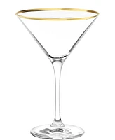 Stolzle Lausitz Cabaret Martini Glasses, Set of 4