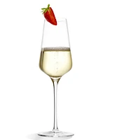 Stolzle Lausitz STARlight Champagne Flutes, Set of 4