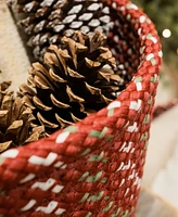 Colonial Mills Sleighbells Woven Holiday Basket