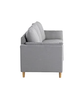 Studio Living 79" Polyester Sydney Sofa