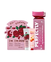 Tonymoly 4-Pc. Perfectly Picked Rose Mask & Apple Hand Cream Set