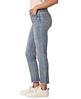 Democracy Petite Ab Solutions High-Rise Straight-Leg Jeans