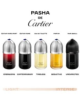 Cartier Mens Pasha Noir Absolu Parfum Fragrance Collection