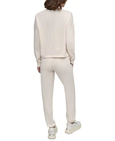 Dkny Sport Women's Embroidered-Logo Sweatshirt