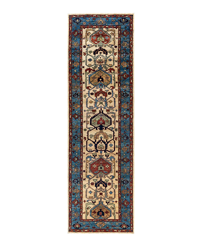 Adorn Hand Woven Rugs Serapi M1999 2'10"x9'9" Runner Area Rug