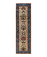 Adorn Hand Woven Rugs Serapi M1999 2'10"x9'9" Runner Area Rug