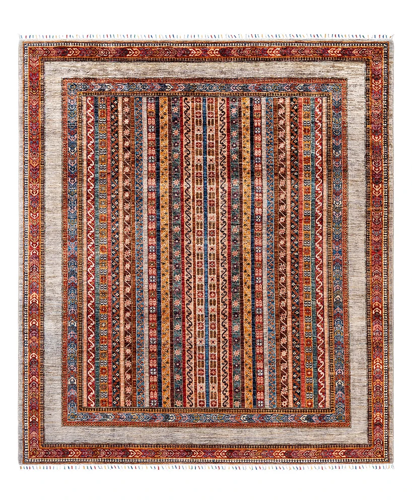 Adorn Hand Woven Rugs Tribal M1999 8'3"x9'6" Area Rug